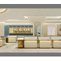 Diamonds Jewelry City Luxury Storefront With Golden Decor And Jewelry Showcases