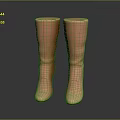 Stylish Pink Knee High Boots With Smooth Design For Everyday Lifestyle Use