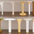 Decorative Columns With Various Designs And Different Material Finishes For Modern Interior Decoration