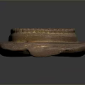 Traditional Copper Sculpture Carving with Intricate Patterns Decorative Borders And Relief Designs