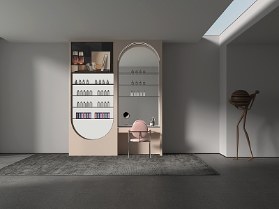 Modern Cosmetic Cabinet Rack model