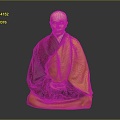 monk, small monk, monk, monk, monk, monk, Taoist priest, ancient male, ancient man, ancient figure 3d model