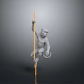 Monkey Monkey Cartoon Monkey Anime Monkey Stylized Monkey Fantasy Style Monkey Toy 3d model