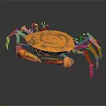 Modern Robot Mechanical Crab Machine Crab 3d model