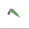 Green Handheld Electric Angle Grinder Power Tool For Cutting And Grinding