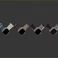 Smart Watches Collection With Various Color Straps And Digital Display Designs