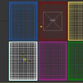 Square Rugs With Various Traditional Patterns And Assorted Colors For Home Decor