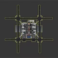 Multi Rotor Heavy Lift Aircraft Structure With Cargo Modules And Industrial Design