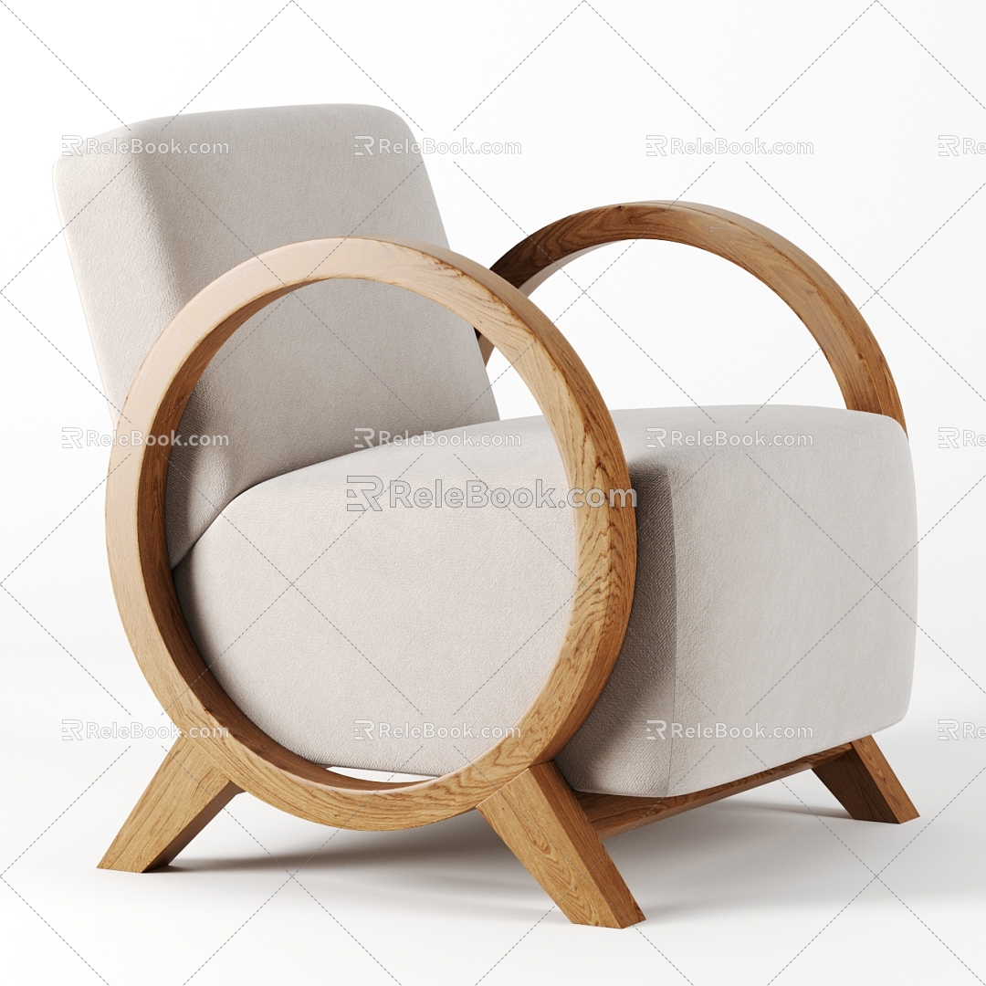 Sofa Single Sofa Seat Casual Sofa 3d model