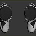 White And Gray Motorcycle Boots With Star Logo And Tall Shaft Design