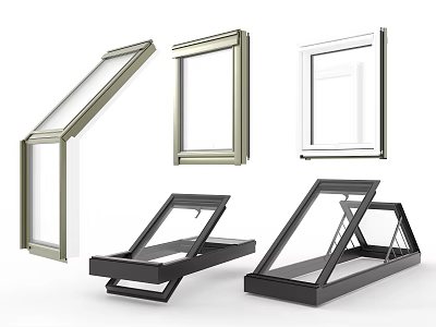 Variety Of Casement Windows Styles And Designs 3d model