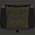 Modern Office Chair with Mesh Back Padded Seat Metal Armrests and Swivel Base Wheels