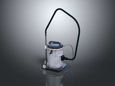 Efficient Household Vacuum Cleaner With Flexible Hose And Rolling Wheels For Home Use 3d model