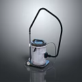 Efficient Household Vacuum Cleaner With Flexible Hose And Rolling Wheels For Home Use