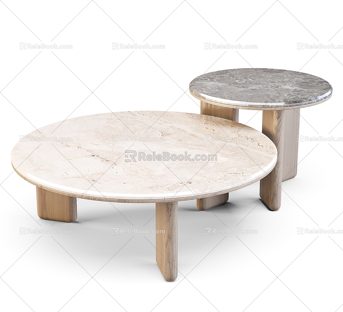 Modern Coffee Table Combination Modern Coffee Table Side Table Round Table Simple Home Furniture Coffee Table 3d model