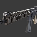 MK18 rifle gun submachine gun pistol carbine military gun MK18 rifle gun 3d model