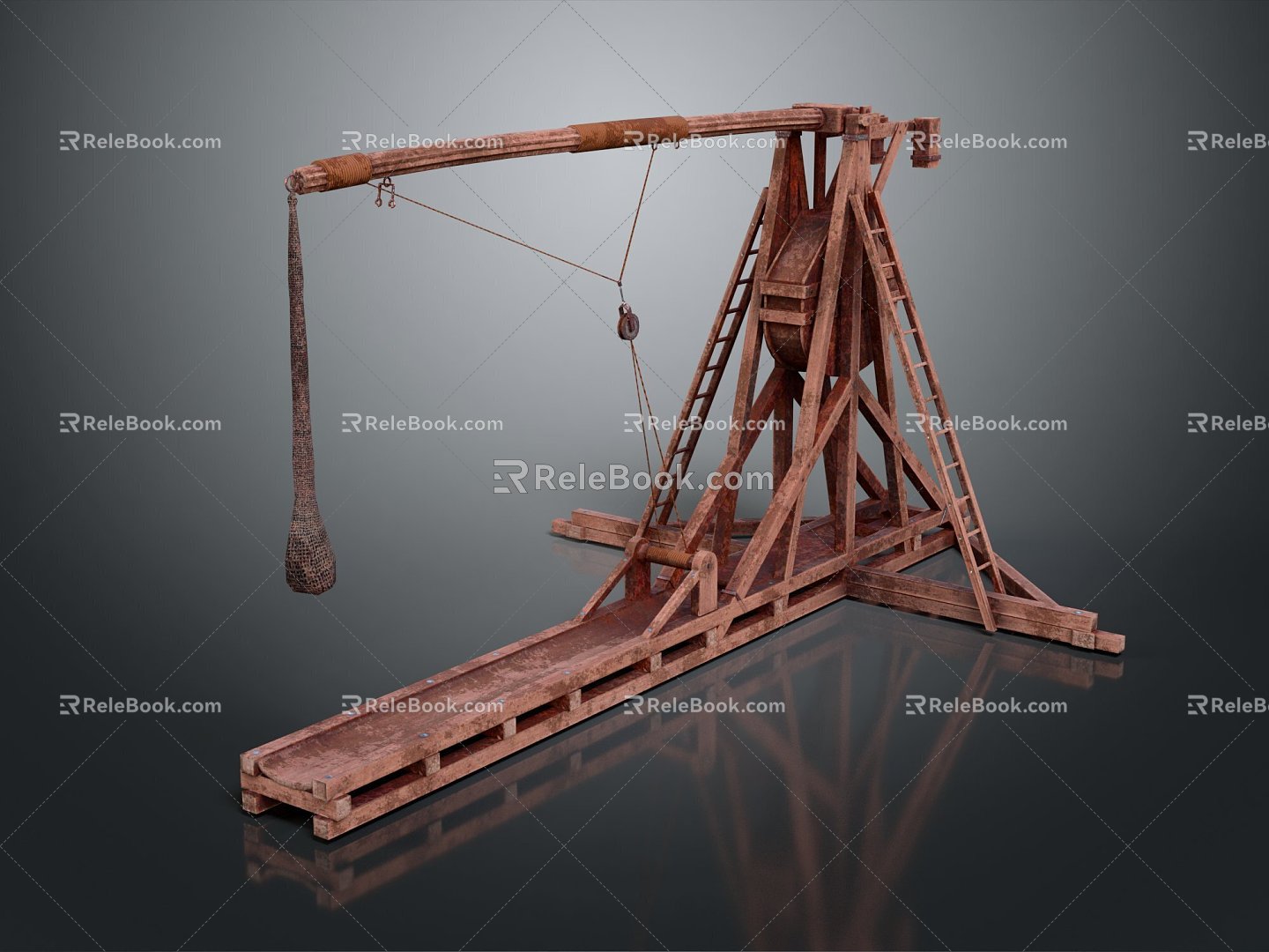 Vintage Crane Old Crane Ancient Crane Heavy Duty Tower Crane Tower Crane 3d model