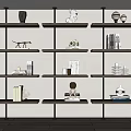 Modern Bookshelf 3d model