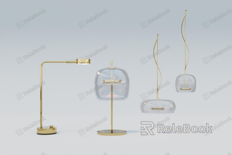 Modern lighting combination glass table lamp chandelier model