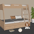 get in and out of bed 3d model