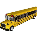 Yellow School Bus Exterior Design Featuring Classic Body And Bright Headlights