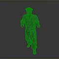 3D Male Character Model With Cap Standing Pose And Hand Gestures 3d model