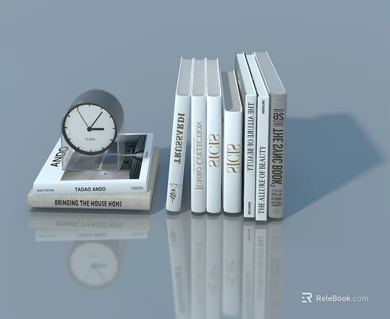 Sleek Modern Swing Door Design with High Quality Material for Home Interior Use 3d model 