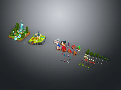 Game Environment Game Scene Fairy Tale Scene Fairy Tale Magic Scene Magic Item Fantasy Scene 3d model