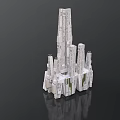 Modern High Rise Architecture With Multiple Glass Towers And Green Elements
