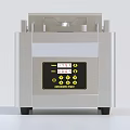 Stainless Steel Commercial Kitchen Deep Fryer With Control Panel Transparent Lid And Frying Basket