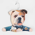 Creative Clothes Hangers With Animal Head Shapes And Colorful Outfits