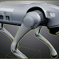 Four Legged Mechanical Robot Dog With Modern Design And Sensor Features