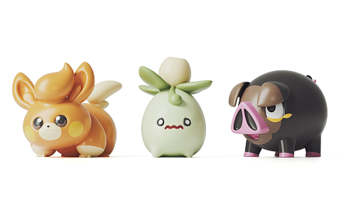 Modern Toy Pokémon Toy Ornaments 3d model