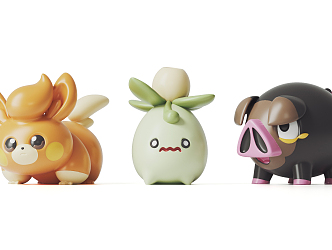 Modern Toy Pokémon Toy Ornaments 3d model