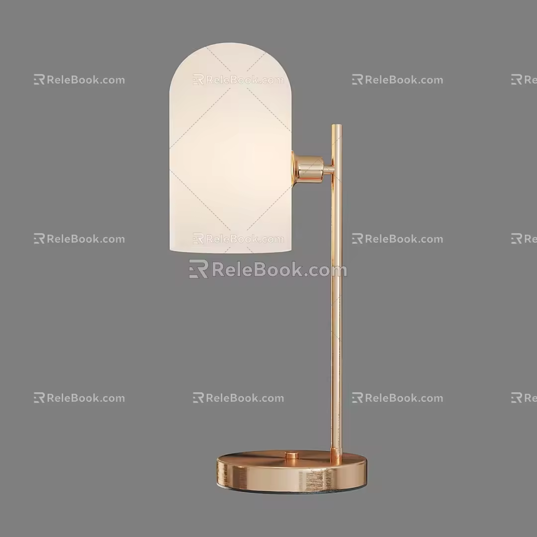 Simple Light Luxury Table Lamp 3d model