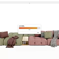 Modern Multiplayer Sofa 3d model