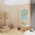 Modern Cat Cafe 3d model