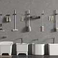 Modern mop pool mop pool 3d model