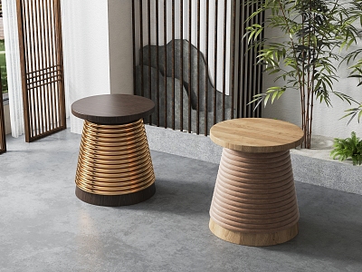 New Chinese Stool Combination model