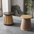 New Chinese Stool Combination 3d model