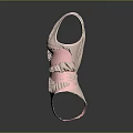 Pink Slim Fit Bodysuit With Layered Ruffled Details And Smooth Silhouette
