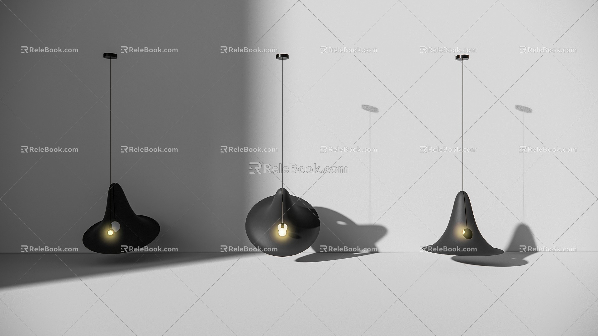 Modern chandelier creative chandelier lamps 3d model