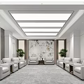 Modern Reception Room Reception Room 3d model