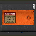 Scania Portable Power Generator With Black Orange Design Control Panel And Wheels