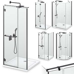 Modern shower 3d model