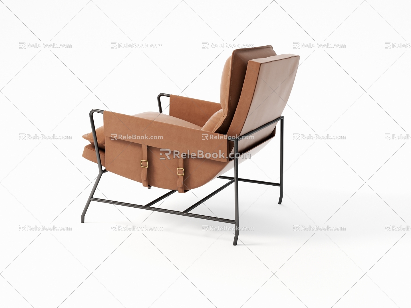 Single Sofa Leisure Chair Single Chair Leather Chair 3d model