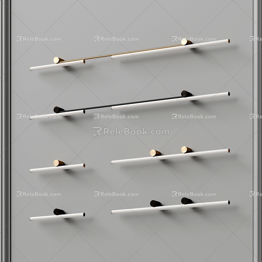 Modern wall lamp metal wall lamp 3d model