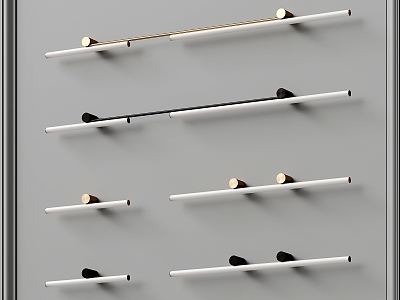 Modern wall lamp metal wall lamp 3d model