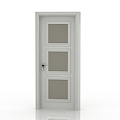 Jianou solid wood door interior door door 3d model