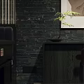 Modern Hotpot Restaurant Interior With Open Dining Space Black Decor And Pendant Lights